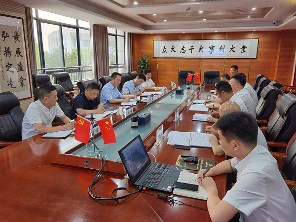 缪磊赴徽盐地产集团定远项目公司调研